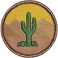 Cactus Patrol Patch - 2" Round (Sew-on)