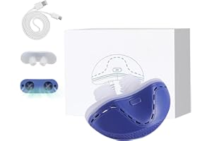 NRMRQZ Anti Snoring Devices for Men and Women 2.0 Version Twin Turbine Electric Anti Snoring Devices Adjustable and Breathable Wind Speed Snoring Solution for Men and Women