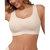 Wireless Bras for Women No Underwire Seamless Full Coverage T-Shirt Pullover Sleep Bra Comfort Lounge Bralette