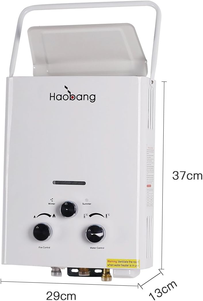 H&B HB 6L 12W HighEfficiency Gas Tankless Water Heater JSD12J6 (NG