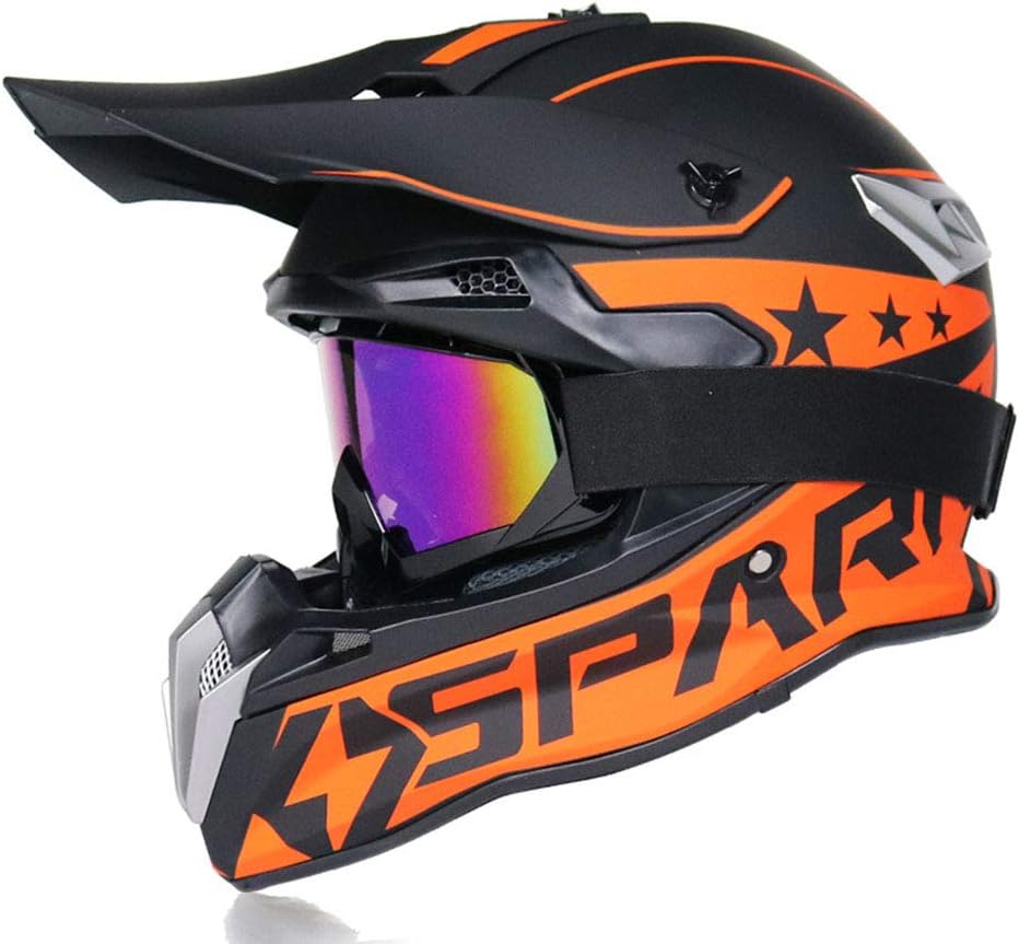 full face dirt bike helmet with visor
