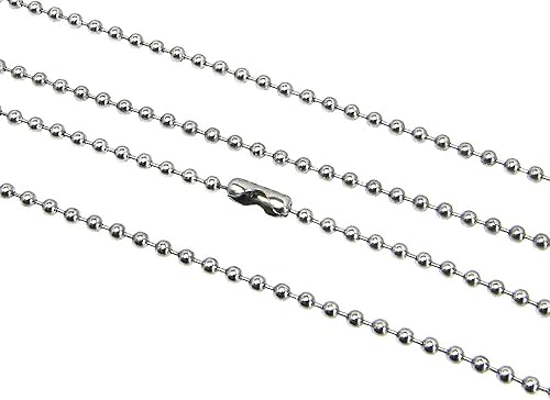 Amazon 2 4mm ボールチェーン シルバーネックレス サージカルステンレス316l製 メンズ レディース アレルギー対策 コネクター 2個付き 90cm ネックレス 通販 Amazon 2 4mm ボールチェーン シルバーネックレス サージカルステンレス316l製 メンズ レディース アレルギー対策 コネクター 2個付き 90cm ネックレス 通販