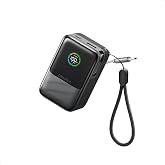 CHARCO Portable Charger Power Bank 10000mAh, 45W Retractable USB‑C Cable | Fast charging with 2.4Ft USB C Cable for iPhone 17/16 Series, Laptop, Samsung &amp; More, LED Display, Travel Essentials