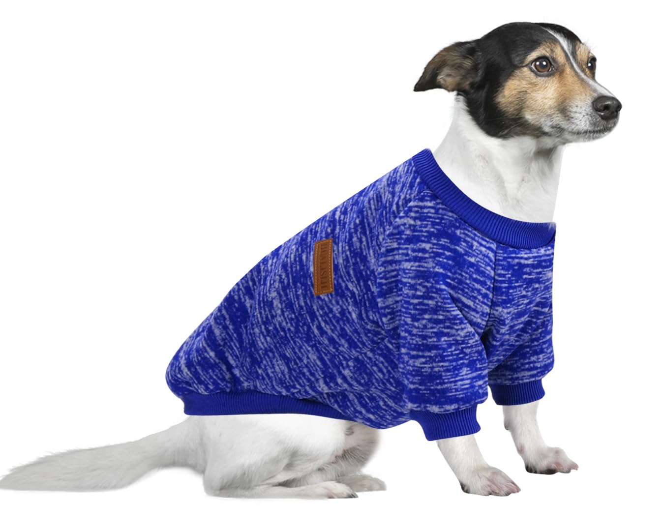 HuaLiSiJi 4XL Dog Hoodie Large Fleece Dog Jumper Large Fleece Inside Soft Cozy, Colour Vibrant Easy to Take On and Off (Dark Blue, 4XL)