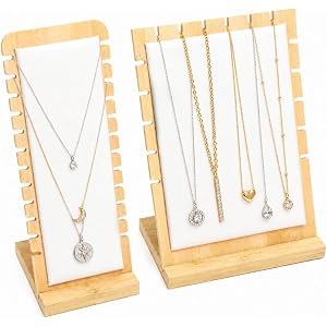 Gonice Necklace Display Stand, Jewelry Holder for Retail, Trade Shows & Home Storage, Necklace Display for Vendors