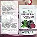 Biofinest Mulberry Juice Powder - 100% Pure Freeze-Dried Antioxidants Superfood - USDA Organic Vegan Raw Non-GMO - Boost Digestion Weight Loss - for Smoothie Beverage Blend (4 oz Resealable Bag)