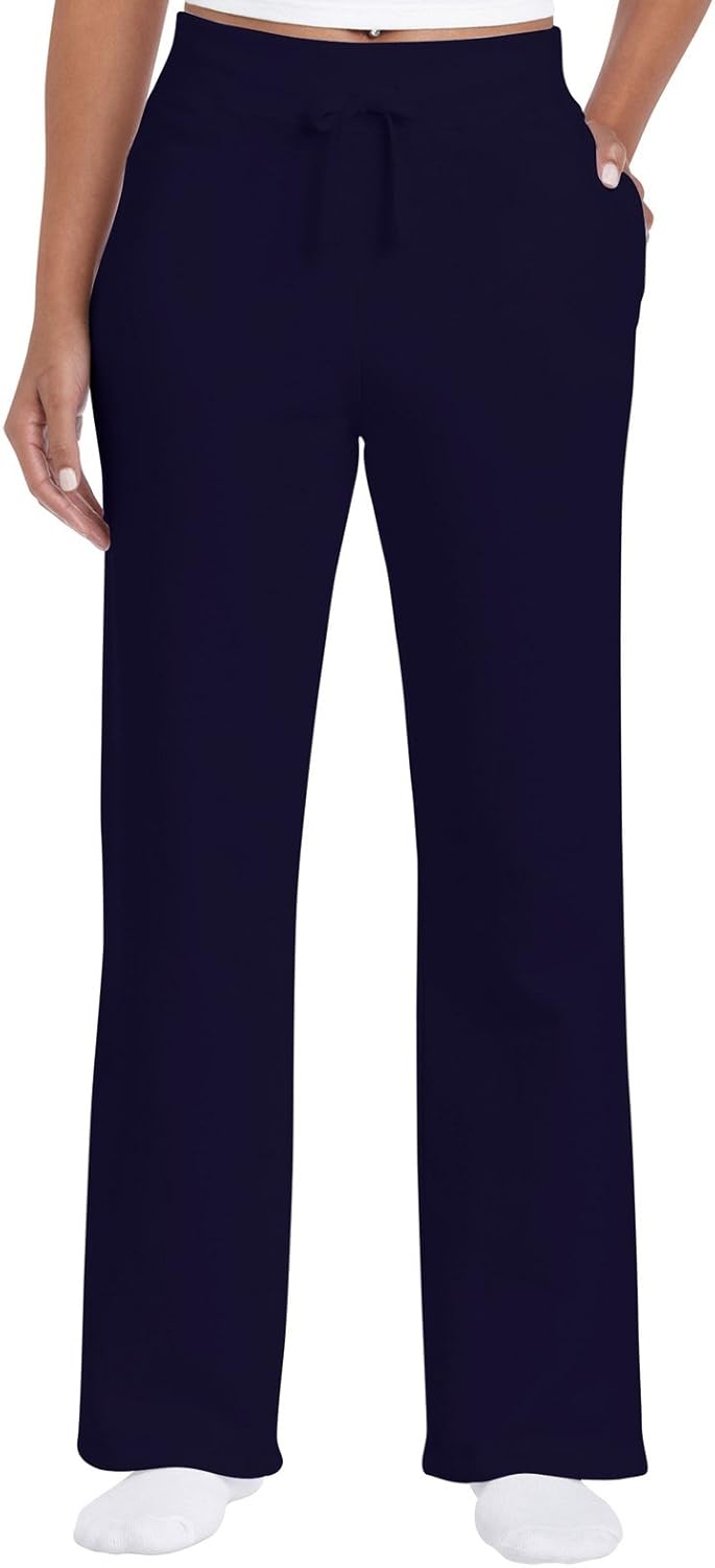 Gildan Women's Open Bottom Sweatpants at  Women’s Clothing store