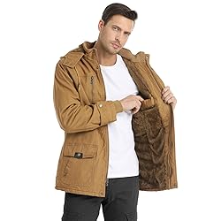 CHEXPEL Outdoor Jacket for Men Windproof Thermal
