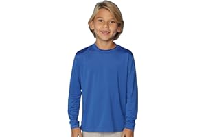 INGEAR Boys Shirts - Long Sleeve UV Sun Protection Swim Shirt, Outdoor Rash Guard and Rashguard for Boys
