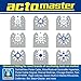ACTOMASTER Japan Teeth Precise Oscillating Saw Blade for Oscillating Tool Multitool, Pack of 10