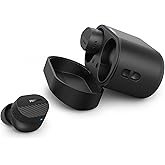 PHILIPS TAT5000 True Wireless Bluetooth Earbuds with Adaptive Noise Canceling - 40 Hours Play Time, 6-Mic Technology for Clearer Calls, Multipoint Connectivity, IPX5 Water Resistant, Black