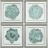 Natural Beauties 22 1/4" Square 4-Piece Framed Wall Art Set
