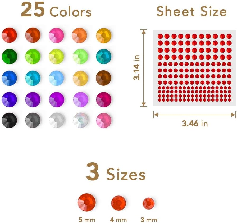 Nicpro Rhinestone Stickers 4125 PCS - Image 4