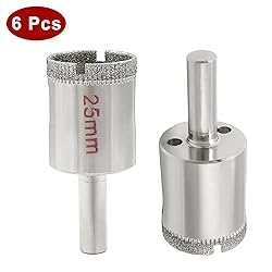 Hordion 6 Pcs 25mm / 1 Inch Diamond Drill Bit Tile