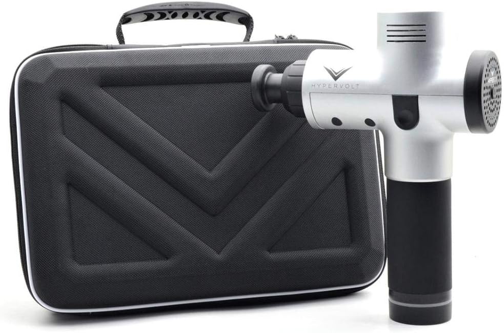 Riverry Portable Carry Case for Hyperice Hypervolt, Waterproof Scratch Proof Anti Shock Accessories with zipper, portable carrying case Dust-proof EVA Material