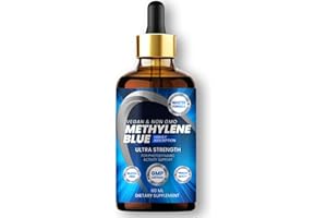 YOQPOE Methylene Blue 1% Liquid,Methylene Blue Drops,Pharmaceutical Grade | Cognitive Support Supplement – 60ml (1)