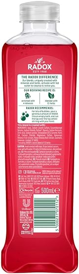 Radox Muscle Therapy Bath Soak 500ml Relaxing Sore Muscles Black Pepper Ginseng view 2