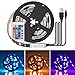 Boomile LED TV Backlight Strip Bias Lighting, 6.56Ft/2M 60Leds Flexible 5050 RGB USB LED Light Strip, TV Background Lighting Kit with Remote Control for HDTV, Flat Screen TV Desktop PC, Multi Color