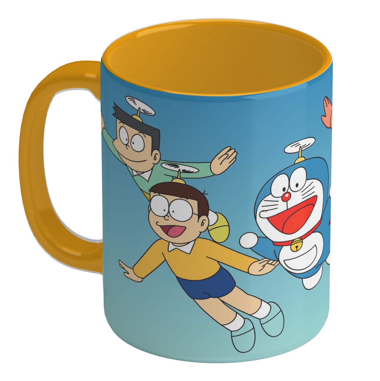 Buy Rjkart Ceramic Cartoon Printed Milk Coffee Mug Cups For Gift Orange 325 Ml Online At Low Prices In India Amazon In