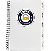 Nokbox Companion Password Book - Password Book With Category Tabs For Easy Organization