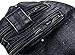 Men's Black Straigth Jeans with Destroyed Broken hole Zipper-deco