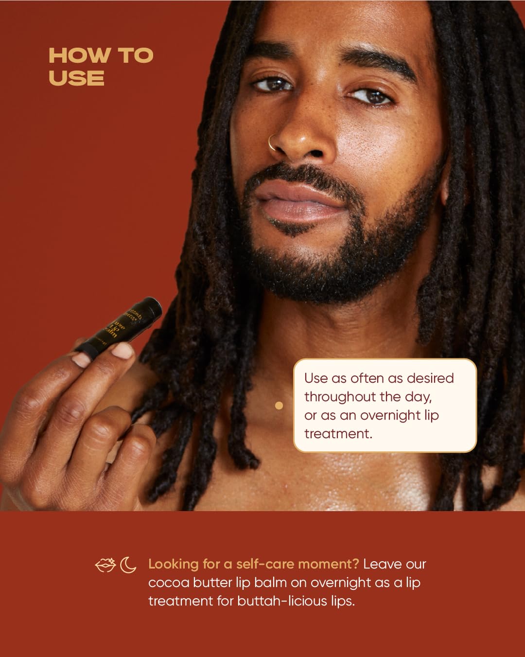 Buttah Skin by Dorion Renaud Luminating & Nourishing Lip Balm .15oz [2 Pack] - for Healthy Looking Lips - Shea Butter - Naturally Based Skin Care - Black-Owned Skincare