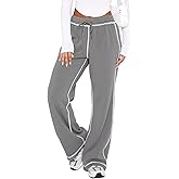 DISCIPBUSH Track Pants Women Sweatpants Soft Jogging Straight Pajama Sweats Wide Leg Sweatpants Women Lounge Pants Joggers