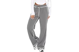 DISCIPBUSH Track Pants Women Sweatpants Soft Jogging Straight Pajama Sweats Wide Leg Sweatpants Women Lounge Pants Joggers