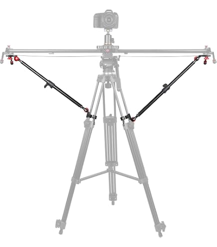 Proaim Poste De Apoyo Para Deslizadores De Cámara | 2 Etapas | Montaje 5/8″ | Elimina La Flexión | 40kg