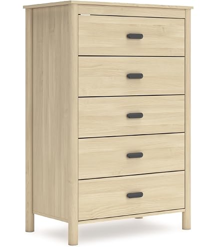 Amazon.com: Signature Design by Ashley Cabinella Casual Dresser with 6  Smooth-Gliding Drawers, Meets ASTM International Safety Standards, Light  Brown Finish, 61.57' W : Home & Kitchen