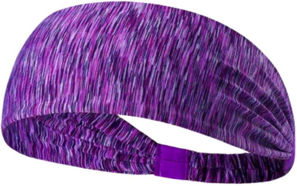 Solid Color Sports Headband Wicking Sweat Bands Breathable Yoga Headband For Basketball Running