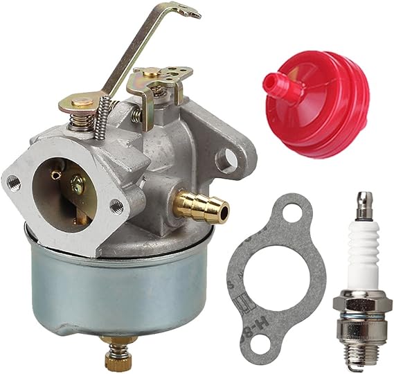 OxoxO Vergaser-Kit Für Tecumseh H30 H50 H60 Motoren – Inkl. Luftfilter, Kraftstoffleitung & Zündkerze