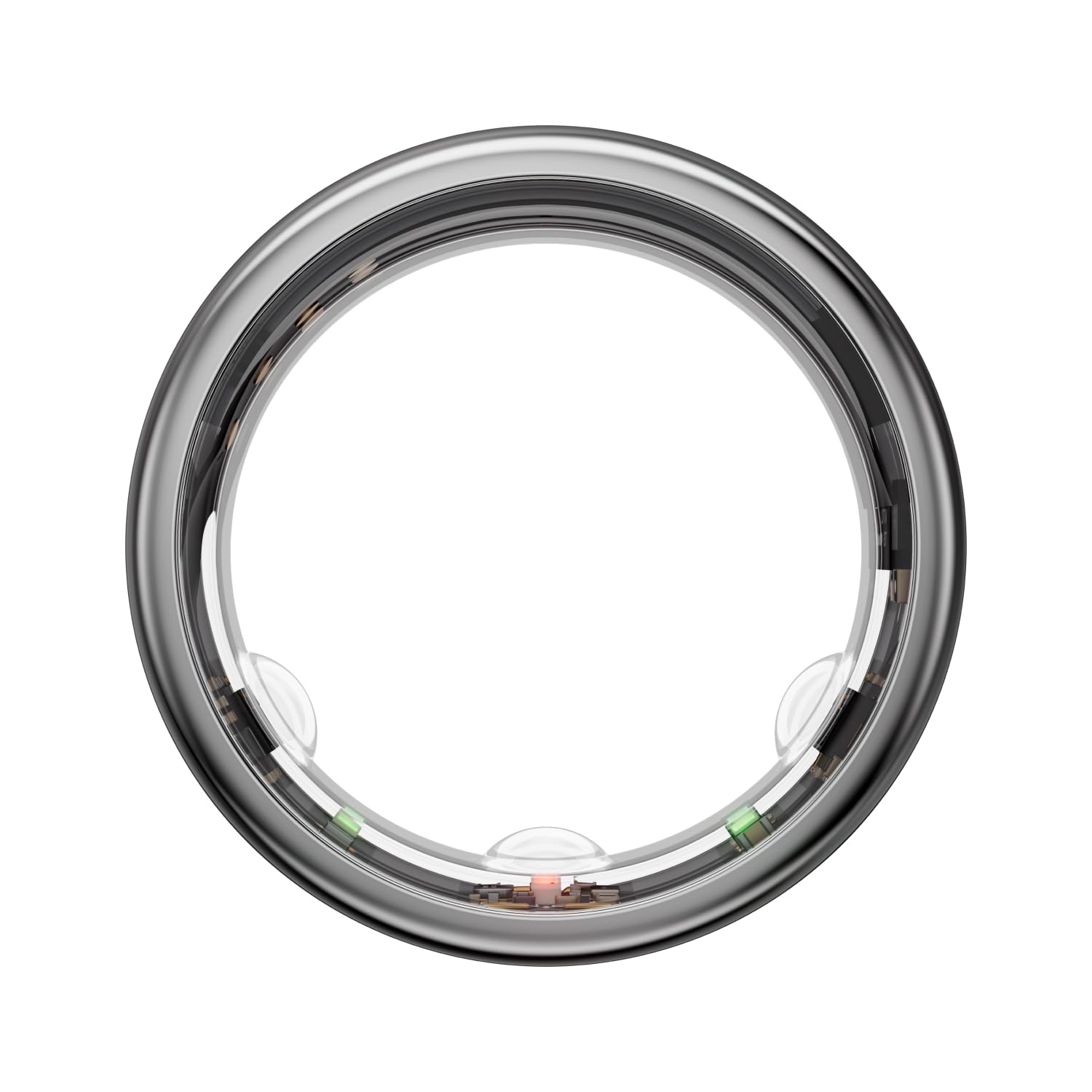 Oura Ring Gen3 Horizon - Silver - Size 6 - Smart Ring - Size First with Oura Ring Gen3 Sizing Kit - Sleep Tracking Wearable - Heart Rate - Fitness Tracker - 5-7 Days Battery Life