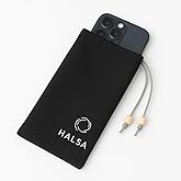 Halsa EMF Cell Phone Sleeve, High-Shield EMF Blocking Pouch, Signal Blocking Anti-EMP Radiation Bag for Digital Privacy Protection, Fits Most Phones, (4x8 Inch) Grey