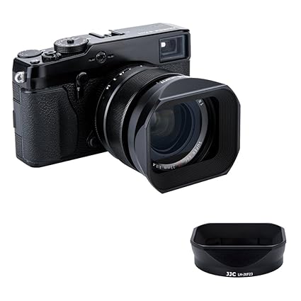 PROfoto.Trend/JJC LH-JXF23 Black Lens Hood & Hood Cap Kit für Fujifilm Fujinon XF 23mm F1.4 R Objektiv - Ersetzt Fujifilm LH-