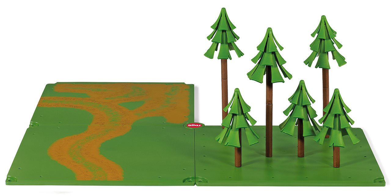siku 5699, Dirt Tracks and Forest, Plastic, Green, Ideal for your SIKU World farm