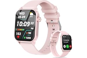 120 Sport Modes Smartwatch for Women with 1.83" Touchsreen, Bluetooth Call, Music Control Watch Pink