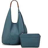 Montana West Hobo Bags for Women Slouchy Handbags 2PCS Tassels Shoulder Bag with Comestic Bag