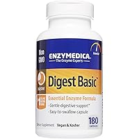 Enzymedica Digest Basic, Essential Enzyme Formula, Gentle Meal ...