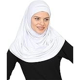 Prien Chic Ready To Wear Hijab For Women, Muslim Long Turban Undercap Set, Instant Scarf, Prayer Clothes For Girls, Abaya