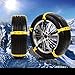 Mannice Men's Slip SUV Adjustable Universal Emergency Thickening Anti Skid Tire, Winter Driving Security, Traction Mud Snow Chains,Fit for Most Car/Truck,10 Pcs (, One Size)