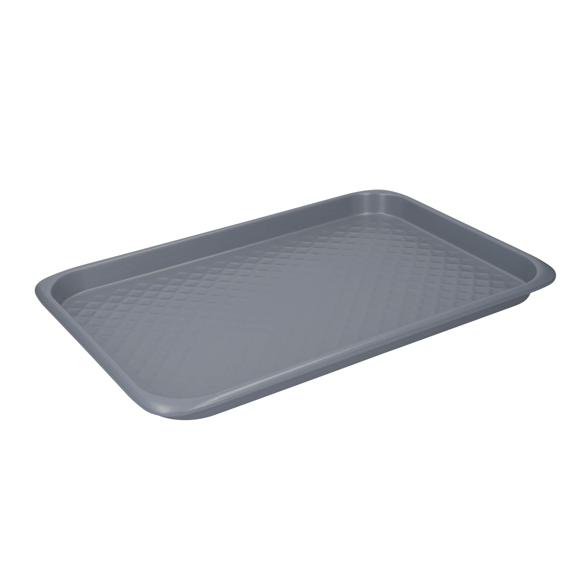 MasterClass Smart Ceramic Baking Tray Robust with PTFE, PFOA and BPA Free Non Stick, Carbon Steel, 40 x 27cm Large Stackable Cookie Sheet