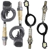 higherbro 4PCS Oxygen O2 Sensor 1 &amp; 2 | for 2015 2016 2017 Ford F-150 2.7L Upstream + Downstream