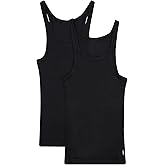 Bonds Womens Soft Chesty Tank Top in Stretchy 100% Cotton Rib for Women, 2-Pack