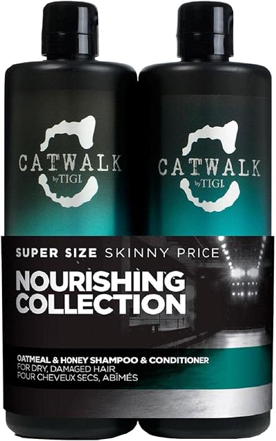 TIGI Catwalk Oatmeal and Honey Shampoo and Conditioner Twin Pack 2 x 750 ml