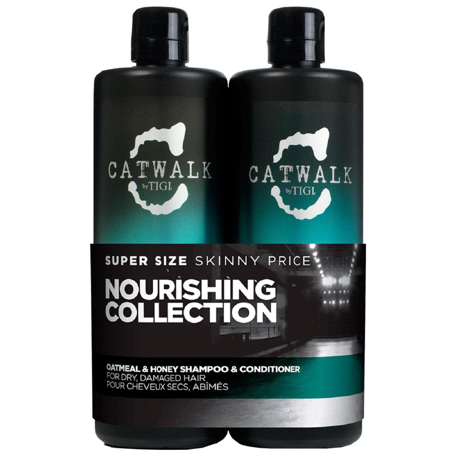 Tigi Catwalk Oatmeal and Honey Shampoo and Conditioner Twin Pack, 2 x 750 ml