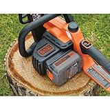 BLACK+DECKER LCS1240 40-volt Cordless Chainsaw, 12-Inch