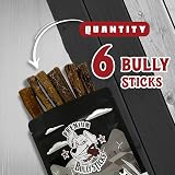 Premium bully sticks Pizzle Sticks for Dogs Pack of 6 Low Odour 100% Grass-Fed view 2