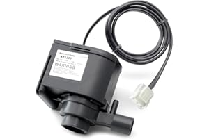 ESTTLAMER AP1200 AC120V Ice Maker Water Pump Large Flow for Commercial Replacement for HZB-30F HZB-38F HZB-32 HZB-45 HZB-65 HZB-90 HZB-120 HZB-160 Small Circulating Submersible Pump, 60Hz 0.13A Hmax: 0.8m