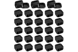 28 Pack Furniture Risers Bed Riser 1.38 Inch Adjustable Height Heavy Duty Square Stackable for Desk Sofa Chair Table Leg Lift
